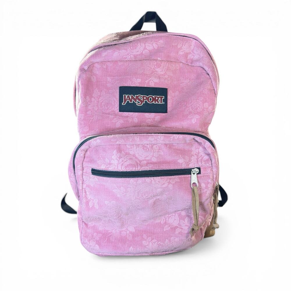 JanSport Right Pack Expressions - Vintage Pink Rose Corduroy JS00TZR60ZR CLEAN - Picture 4 of 11